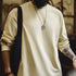 Vintage 60s Back Print Long-Sleeve Tee – Loose Fit, Casual Pullover for Spring & Fall
